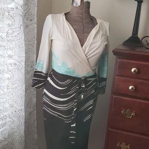 Diane VonFurstenberg wrap dress, size 8, DVF dress